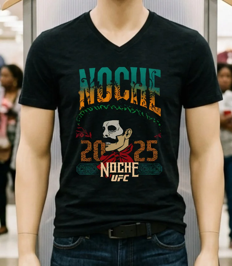 Ufc Noche 2025 Mariachi Shirt Balck Shirt 1