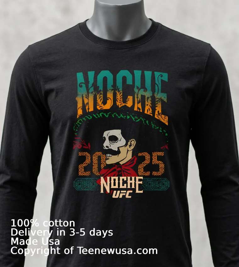 Ufc Noche 2025 Mariachi Shirt - balck-shirt Ufc Noche 2025 Mariachi Shirt Balck Shirt