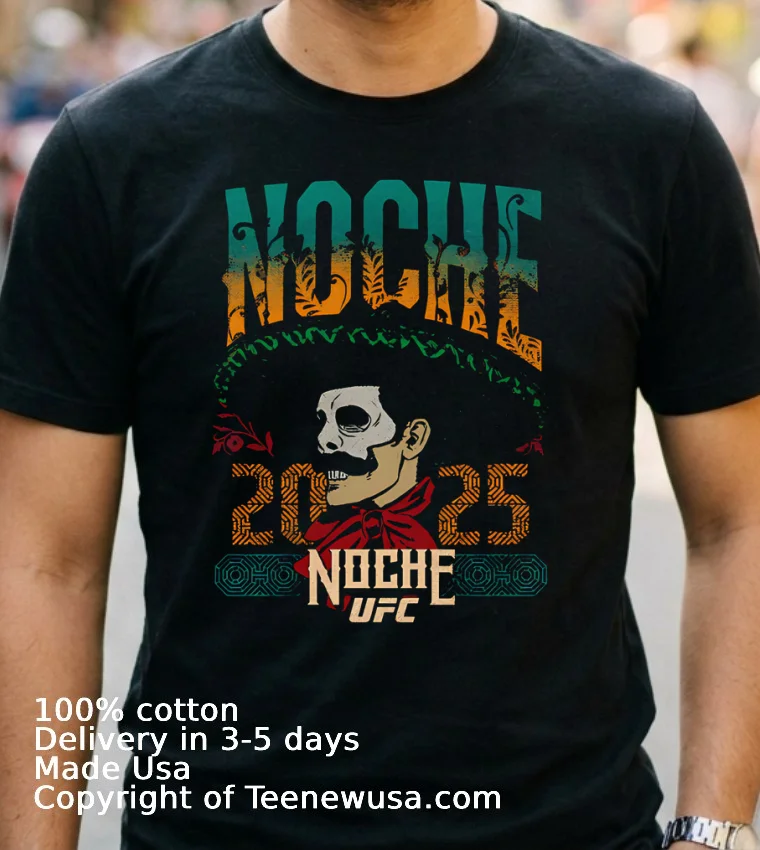 Ufc Noche 2025 Mariachi Shirt Navy Shirt 2