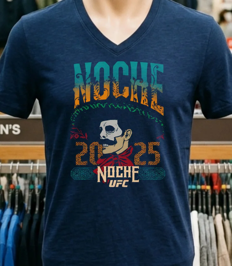 Ufc Noche 2025 Mariachi Shirt - navy-shirt Ufc Noche 2025 Mariachi Shirt Navy Shirt
