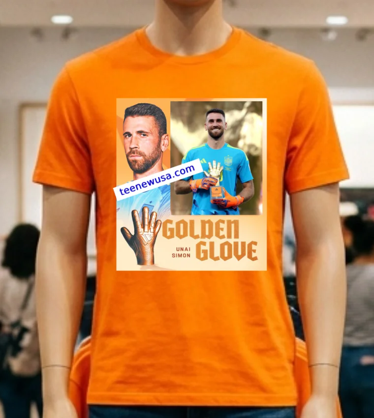 Unai Simon Wins The Golden Glove World Cup 2026 T Shirt T Shirt Orange Shirt