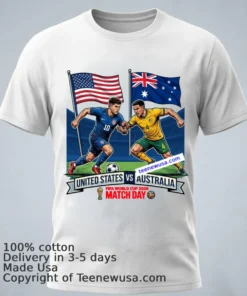 United States Vs Australia World Cup 2026 T Shirt