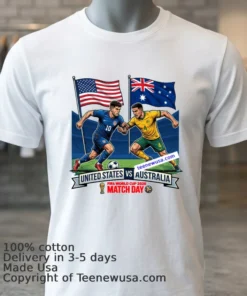 United States Vs Australia World Cup 2026 T Shirt