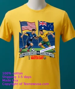 United States Vs Australia World Cup 2026 T Shirt