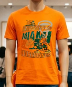 University Of Miami Hurricanes Graphic Vintage Shirt