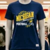 University Of Michigan Wolverines U Of M Football Shirt Navy Shirt 1