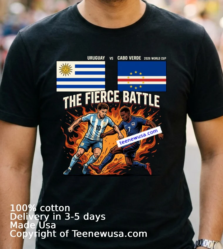 Uruguay Vs Cabo Verde World Cup 2026 T Shirt - navy-shirt 2 Uruguay Vs Cabo Verde World Cup 2026 T Shirt Navy Shirt 2