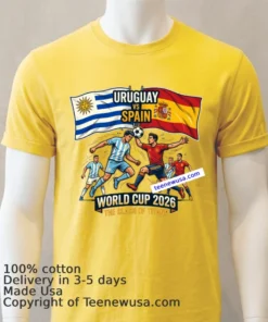 Uruguay Vs Spain World Cup 2026 T Shirt