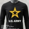 Us Army Big Logo Shirt Balck Shirt