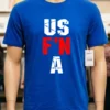 Us Fn A Artist Andy Slichter Shirt Blue Shirt