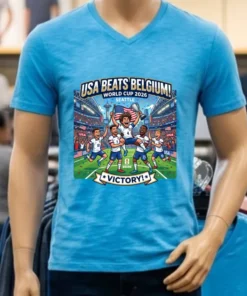 Us Team Beats Belgium At World Cup 2026 In Seattle T Shirt