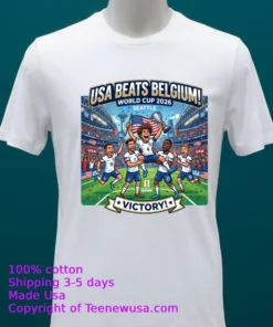 Us Team Beats Belgium At World Cup 2026 In Seattle T Shirt