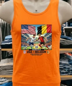 Usa Vs Belgium In The 2026 World Cup T Shirt