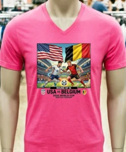 Usa Vs Belgium In The 2026 World Cup T Shirt