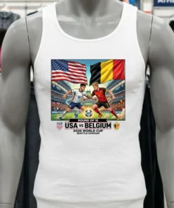 Usa Vs Belgium In The 2026 World Cup T Shirt