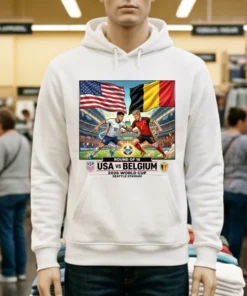 Usa Vs Belgium In The 2026 World Cup T Shirt