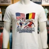Usa Vs Belgium In The Round Of 16 Of The 2026 World Cup At Seattle Stadium Lumen Field Washington T Shirt White T Shirt 5