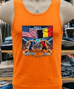 Usa Vs Belgium In The Round Of 16 Of The 2026 World Cup T Shirt