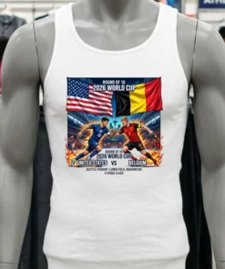 Usa Vs Belgium In The Round Of 16 Of The 2026 World Cup T Shirt