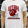 Utah Football Vintage Helmet Style 2025 Shirt White T Shirt 2