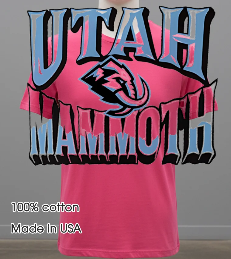 Utah Mammoth Logo Style Trend Shirt - red-shirt Utah Mammoth Logo Style Trend Shirt Red Shirt