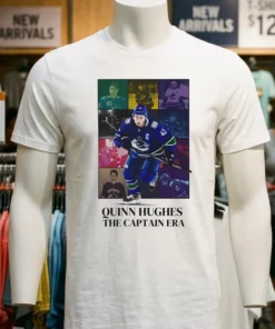 Vancouver Canucks Quinn Hughes The Captain Era Shirt