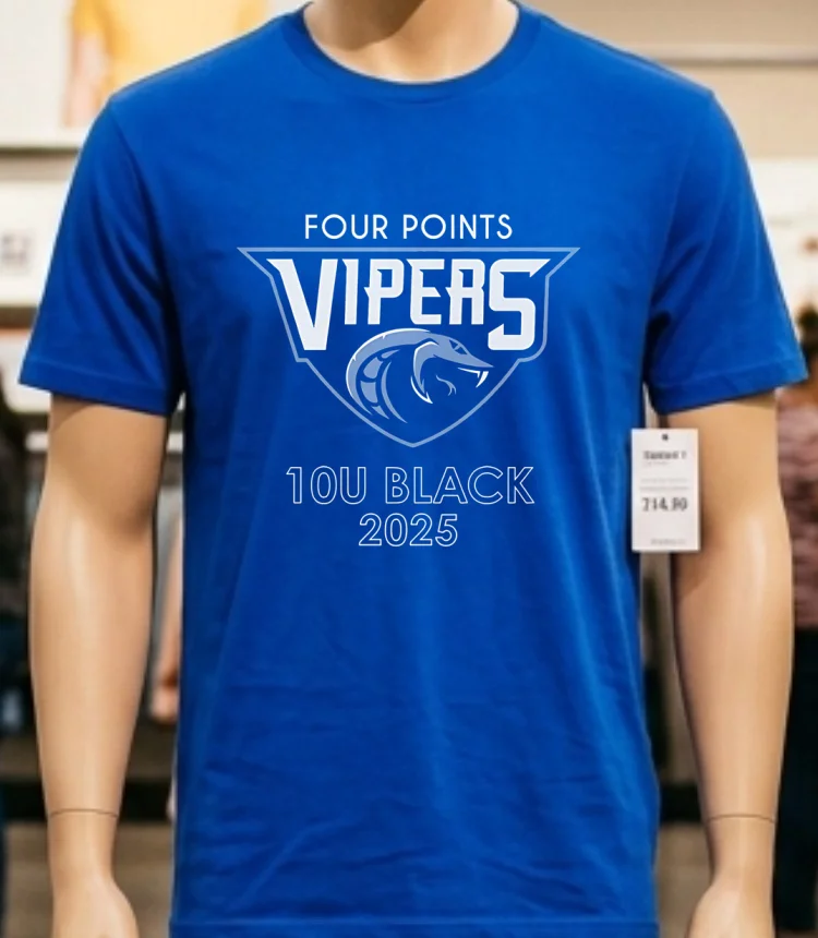 Vandegrift Crown Trio Four Points Badge Shirt Blue Shirt