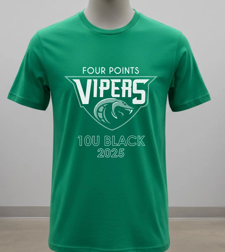 Vandegrift Crown Trio Four Points Badge Shirt - green-shirt Vandegrift Crown Trio Four Points Badge Shirt Green Shirt