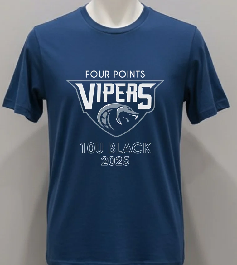 Vandegrift Crown Trio Four Points Badge Shirt - navy-shirt Vandegrift Crown Trio Four Points Badge Shirt Navy Shirt