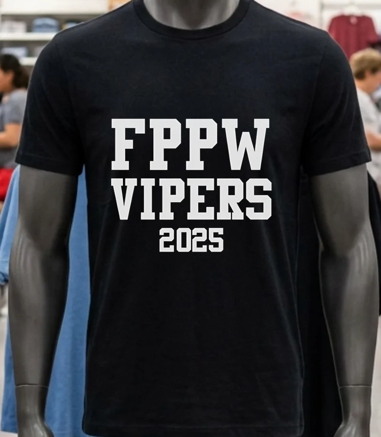 Vandegrift Crown Trio Four Points Viper Block Text 2025 Shirt Balck Shirt