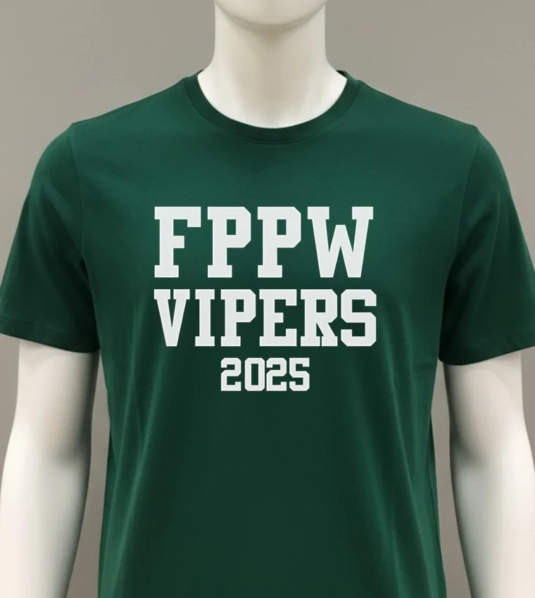 Vandegrift Crown Trio Four Points Viper Block Text 2025 Shirt Green Shirt 1