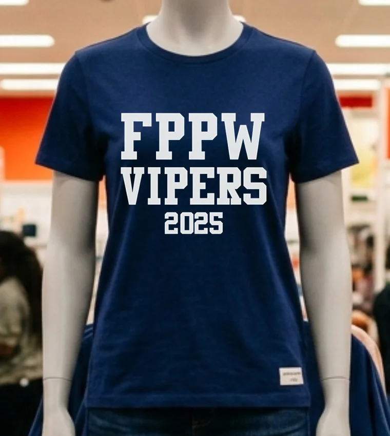 Vandegrift Crown Trio Four Points Viper Block Text 2025 Shirt - navy-shirt Vandegrift Crown Trio Four Points Viper Block Text 2025 Shirt Navy Shirt 1
