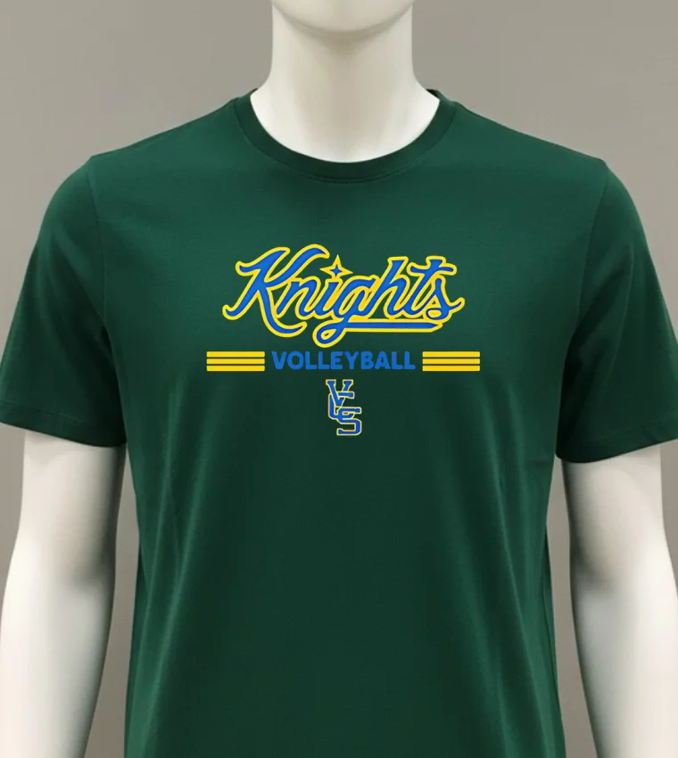 Vcs Vance Charter School Knights Volleyball 2025 Shirt - green-shirt Vcs Vance Charter School Knights Volleyball 2025 Shirt Green Shirt 1