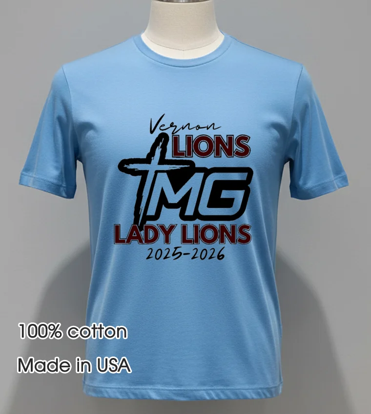 Vernon Lions Tmg Lady Lions 2025 2026 Shirt - blue-shirt Vernon Lions Tmg Lady Lions 2025 2026 Shirt Blue Shirt