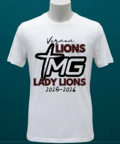 Vernon Lions Tmg Lady Lions 2025 2026 Shirt