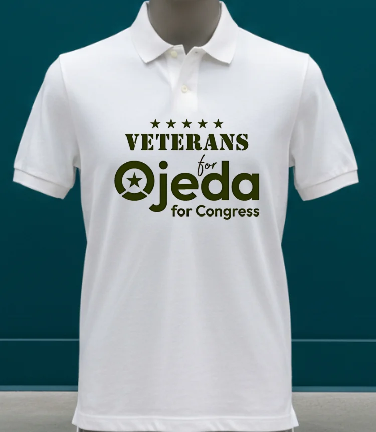 Veterans For Ojeda For Congress Shirt - white-t-shirt Veterans For Ojeda For Congress Shirt White T Shirt