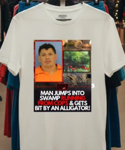 Victor Rivas, 40, Was Attacked By An Alligator While Being Chased By Police T Shirt