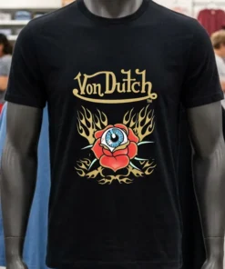 Von Dutch Flying Eye Flames Shirt
