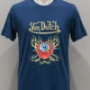 Von Dutch Flying Eye Flames Shirt Navy Shirt