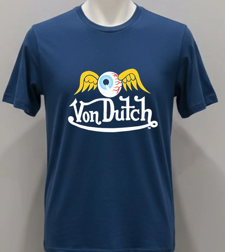 Von Dutch Flying Eye Shirt - navy-shirt Von Dutch Flying Eye Shirt Navy Shirt