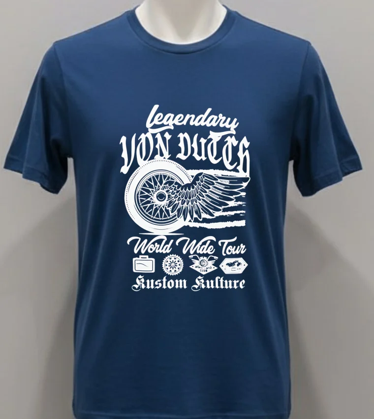 Von Dutch Legendary Shirt - navy-shirt Von Dutch Legendary Shirt Navy Shirt