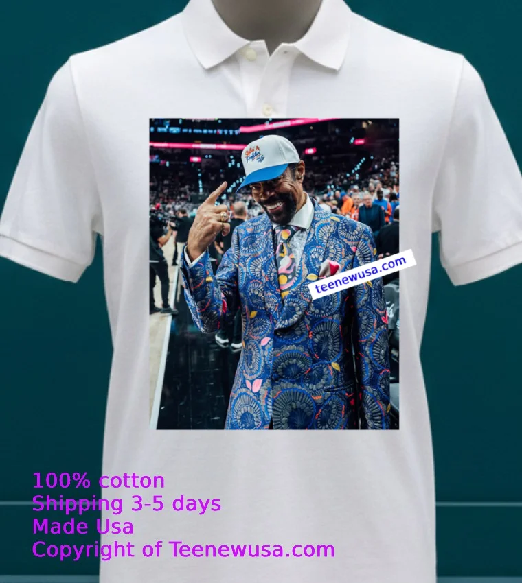 Walt Clyde Frazier At 2026 Nba T Shirt - white-t-shirt 23 Walt Clyde Frazier At 2026 Nba T Shirt White T Shirt 23