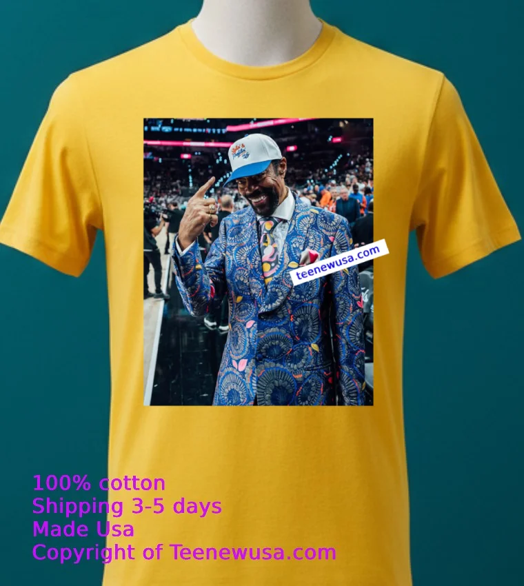 Walt Clyde Frazier At 2026 Nba T Shirt - yellow-t-shirt 2 Walt Clyde Frazier At 2026 Nba T Shirt Yellow T Shirt 2