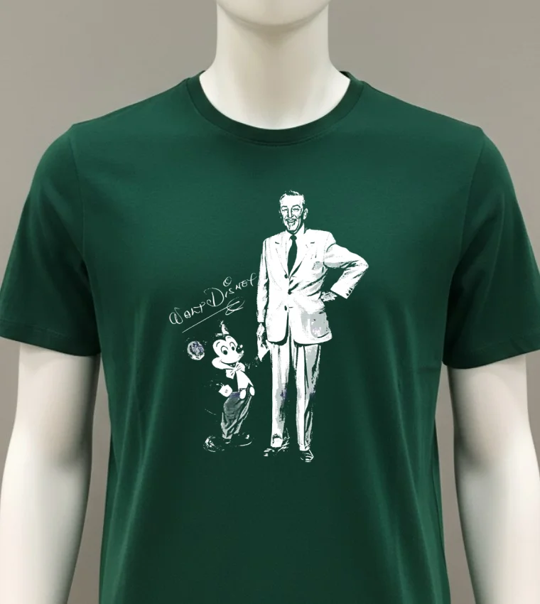 Walt Disney Mickey Mouse Magic Kingdom Disneyland Vacation Vintage Shirt - green-shirt Walt Disney Mickey Mouse Magic Kingdom Disneyland Vacation Vintage Shirt Green Shirt 1