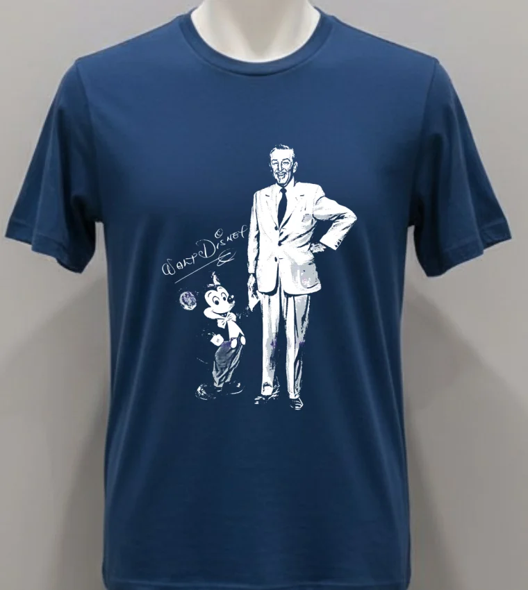 Walt Disney Mickey Mouse Magic Kingdom Disneyland Vacation Vintage Shirt - navy-shirt Walt Disney Mickey Mouse Magic Kingdom Disneyland Vacation Vintage Shirt Navy Shirt