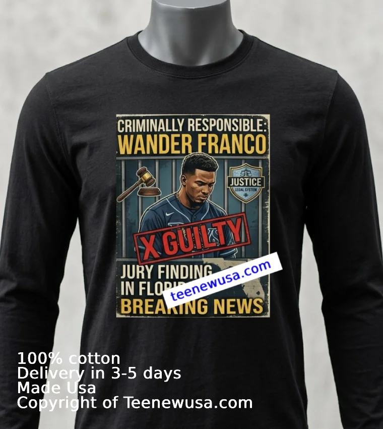 Wander Franco Found Criminally Responsible T Shirt Balck Shirt