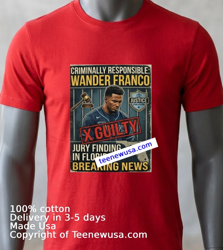 Wander Franco Found Criminally Responsible T Shirt Red Shirt