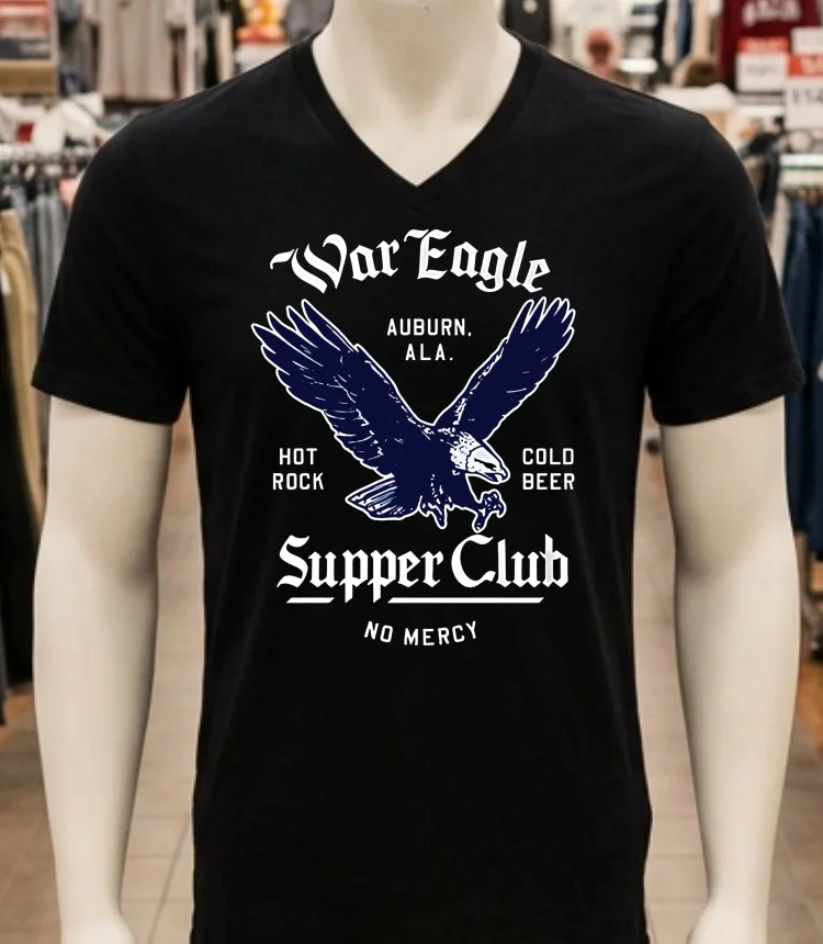 War Eagle Supper Club Shirt - balck-shirt War Eagle Supper Club Shirt Balck Shirt 3