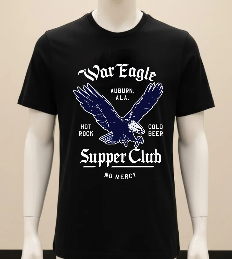 War Eagle Supper Club Shirt - balck-shirt War Eagle Supper Club Shirt Balck Shirt