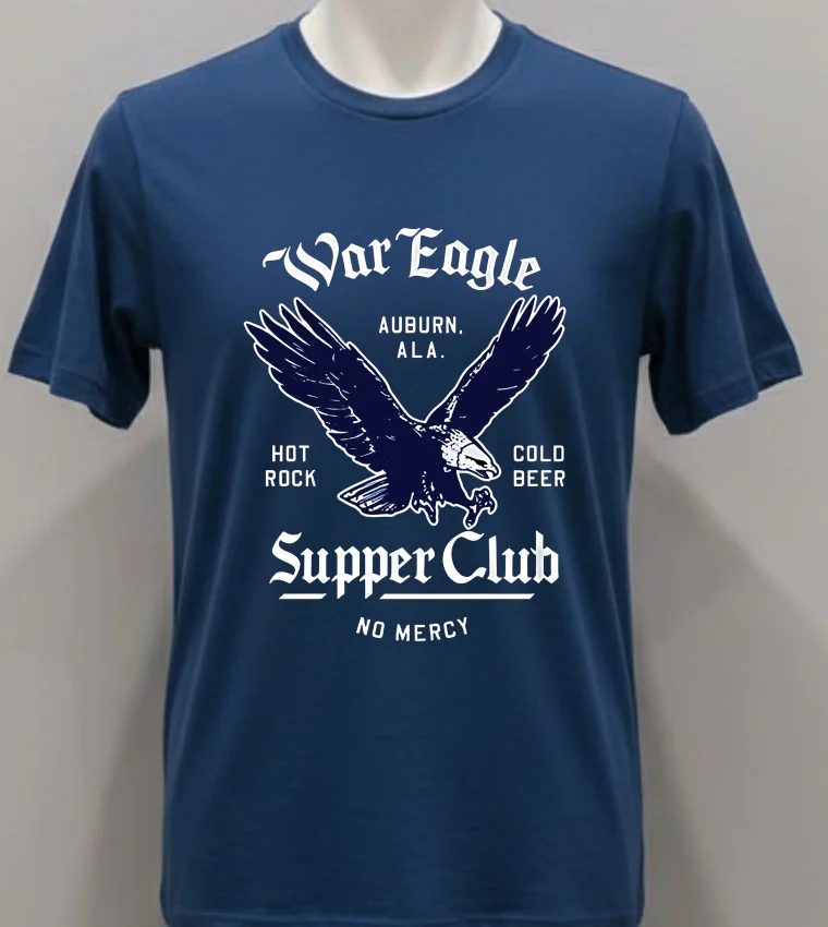 War Eagle Supper Club Shirt - navy-shirt War Eagle Supper Club Shirt Navy Shirt 1